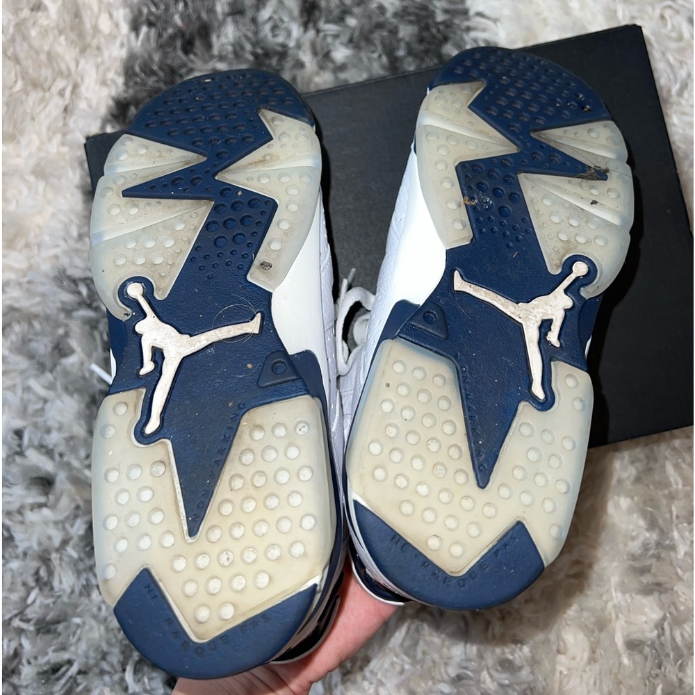 Air Jordan 6 Retro GS ‘Midnight Navy’ 2022 Sneakers - Picture 9 of 12